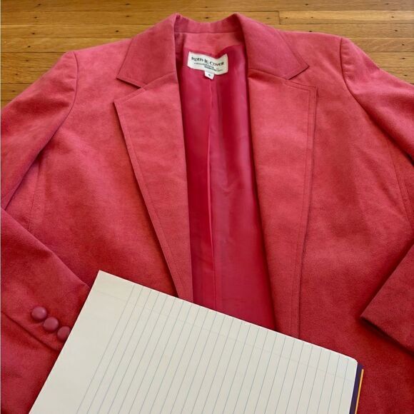 Vintage Roth Le Cover pink suede blazer/jacket - Picture 2 of 6